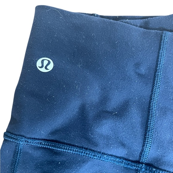 Lululemon Navy Blue Leggings Align straight extra long size 6 missing tag - Picture 2 of 2